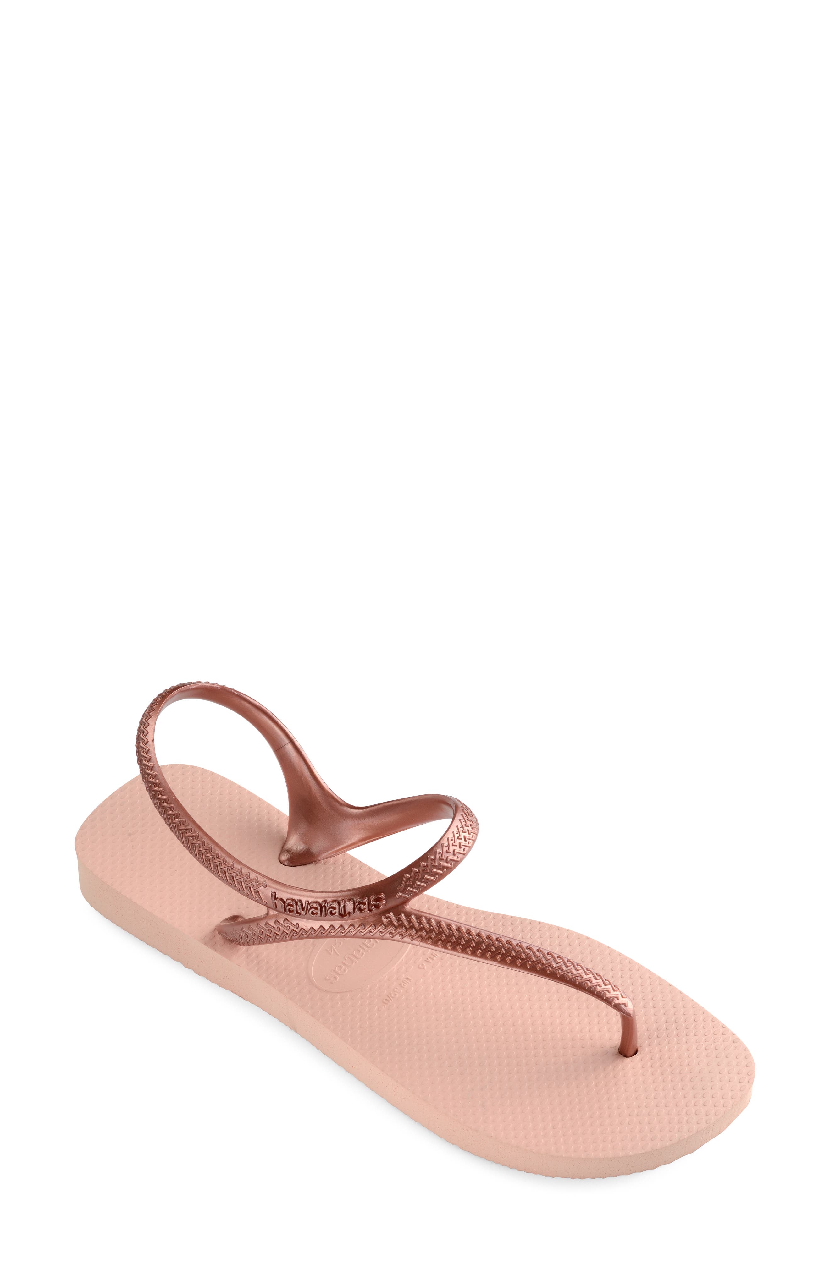 Sandal, Alternate, color, BALLET ROSE/GOLDEN
