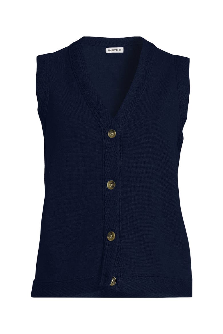Milano Sweater Vest, Alternate, color, Deep Sea Navy