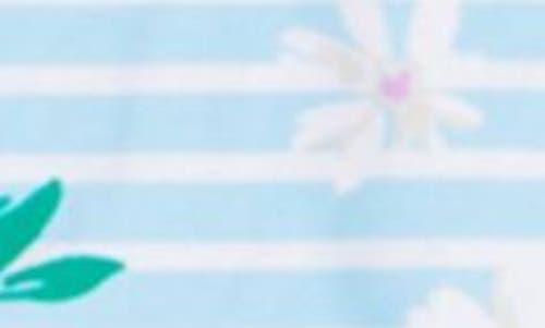 SHADE CRITTERS SHADE CRITTERS KIDS' DAISY STRIPE LONG SLEEVE ONE-PIECE SWIMSUIT