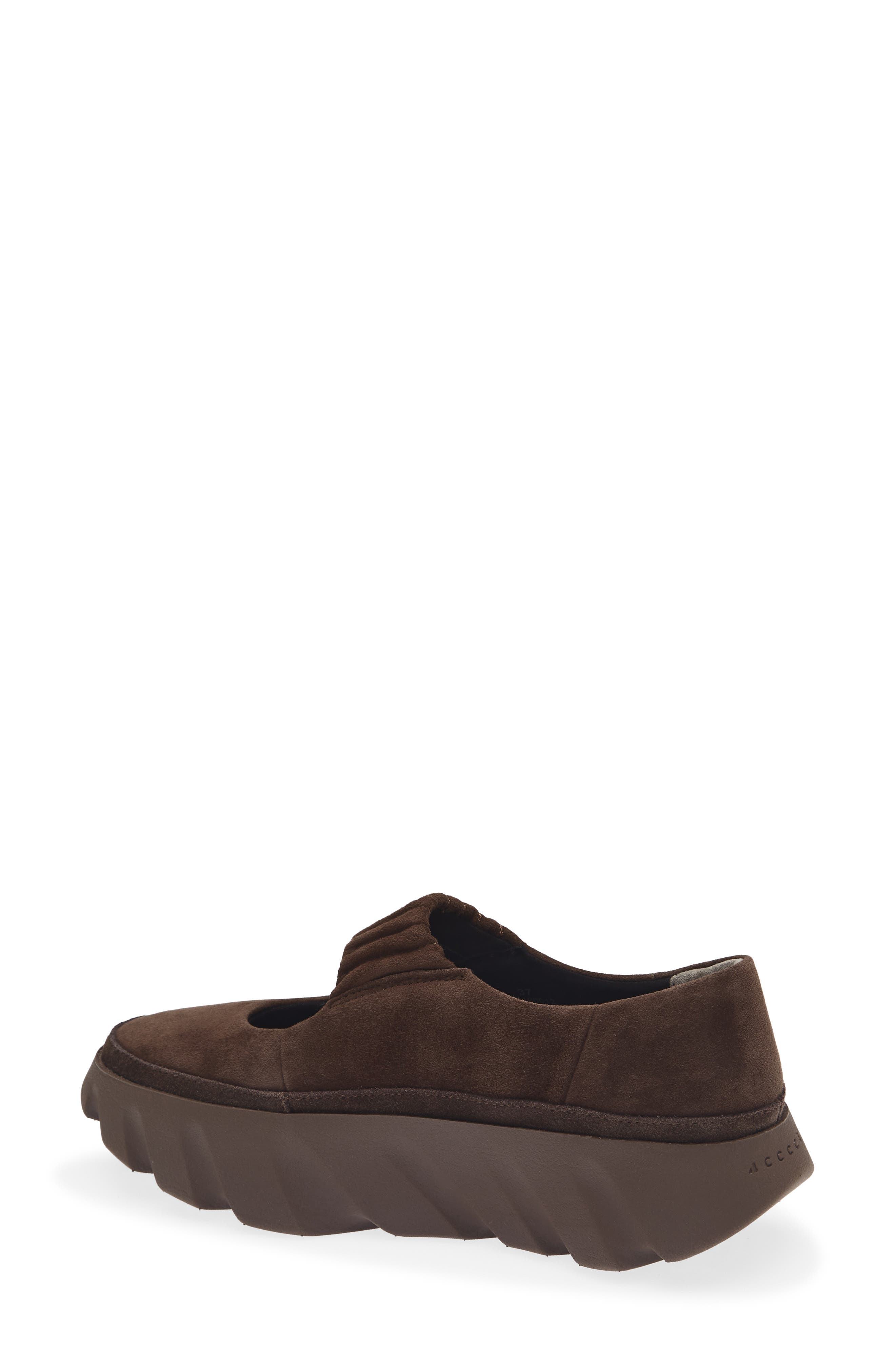 Tura Oya Leather Sneaker, Alternate, color, CHOCO