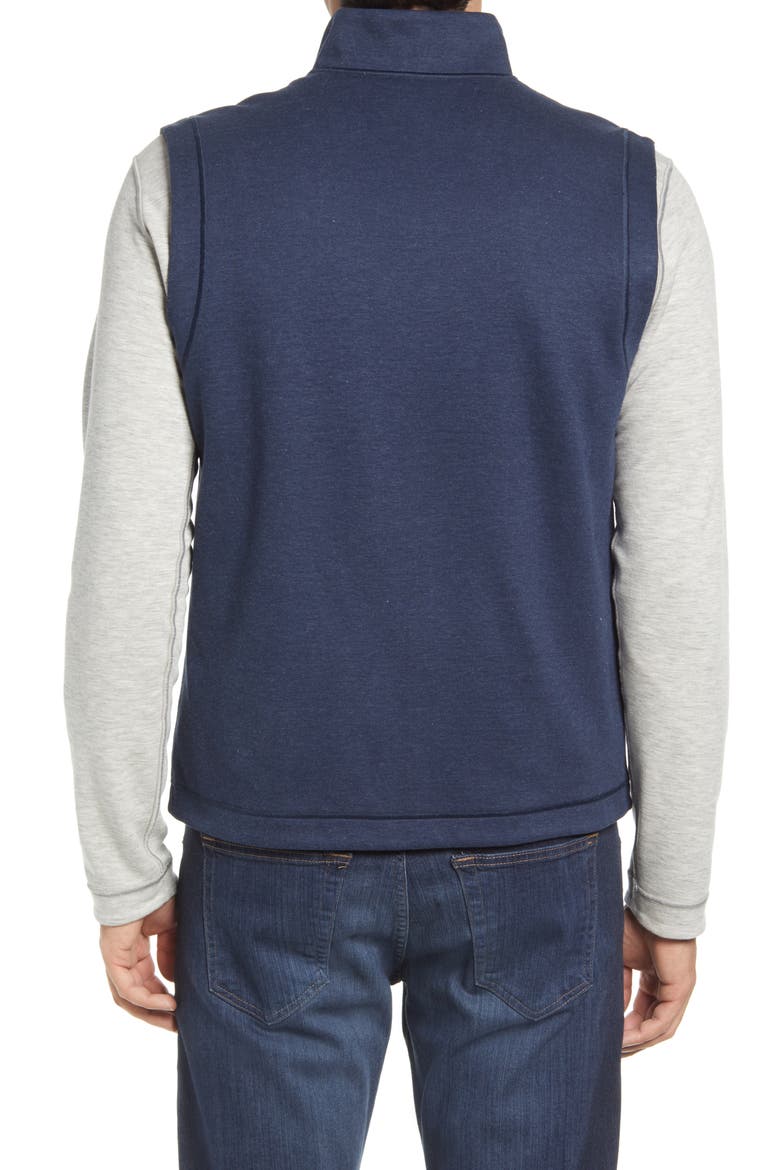 Reversible Knit Vest, Alternate, color, BROWN/NAVY