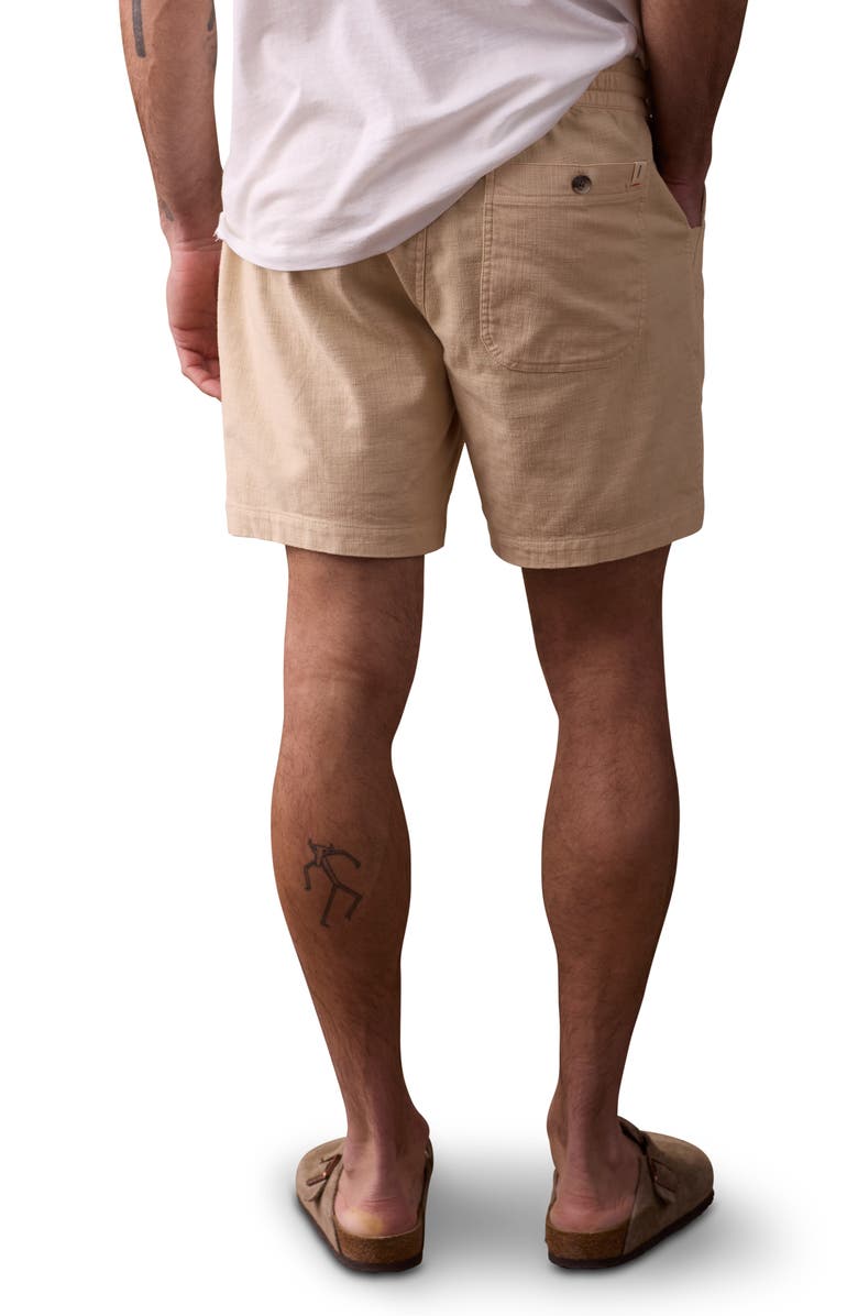 The Normal Brand Texstretch Summer Drawstring Stretch Cotton Shorts, Alternate, color, Sand Dune