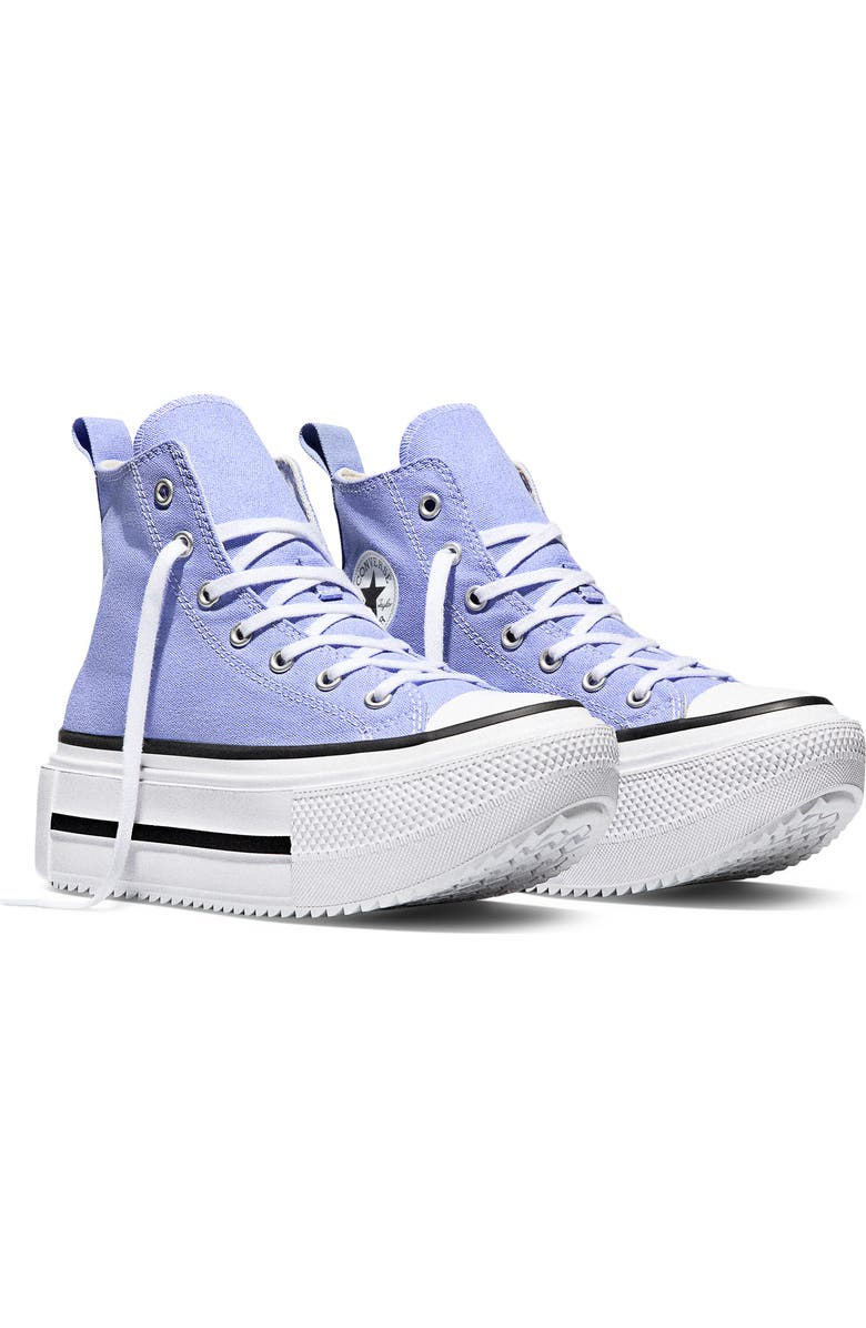 Converse Kids' All Star Lift High Top Platform Sneaker, Main, color, Very Peri/ White/ Egret