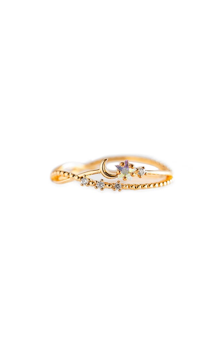 Girls Crew Luna Sparkle Ring, Main, color, 