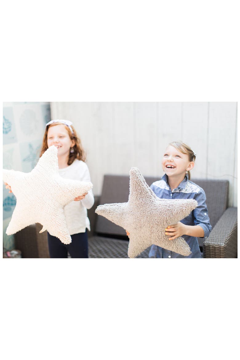 Star Cushion, Alternate, color, GREY