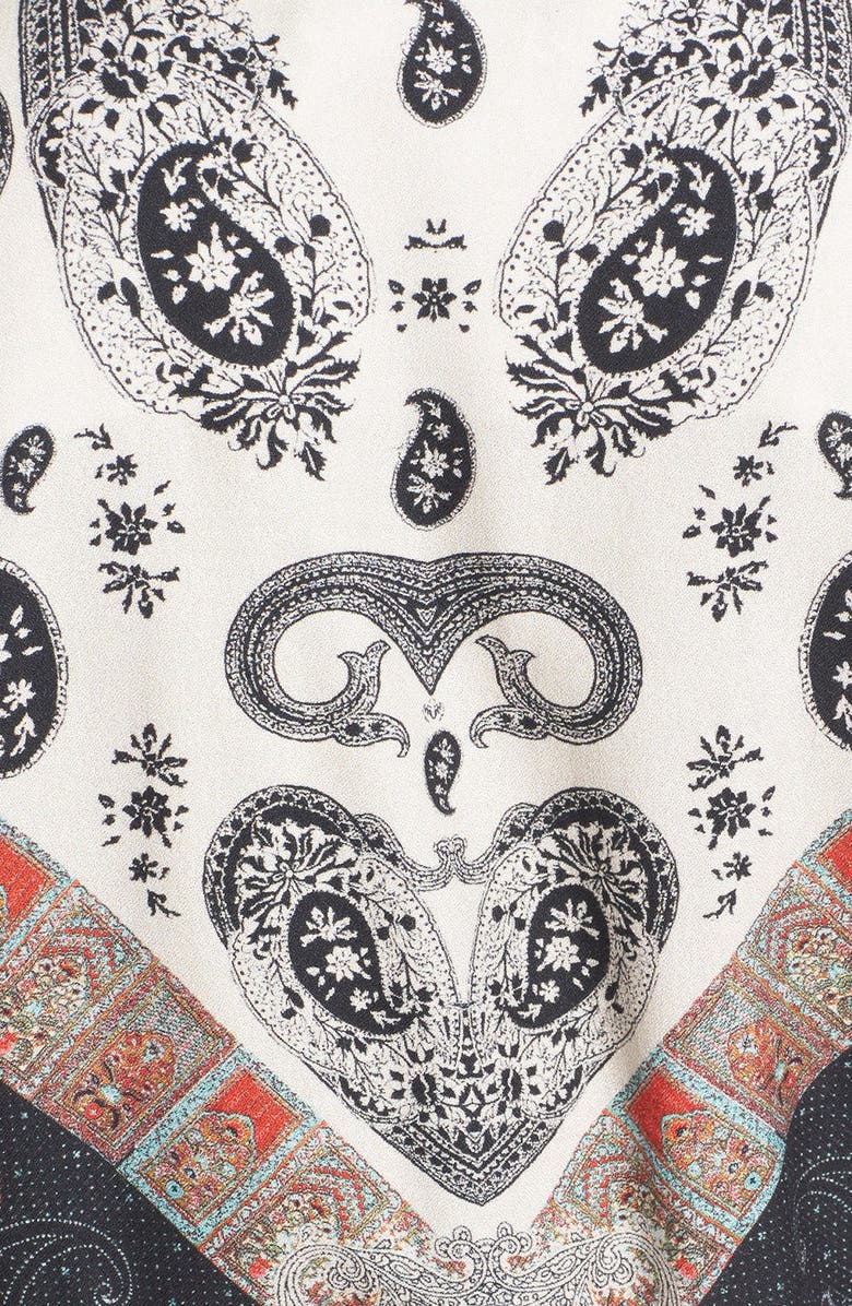 Alice + Olivia 'Marianna' Mixed Print Maxi Dress, Alternate, color, 