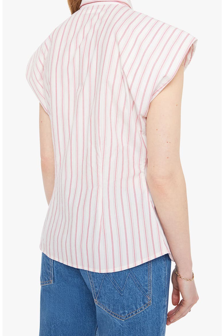 The Cap Game Stripe Cotton Button-Up Shirt, Alternate, color, LINE BREAKER