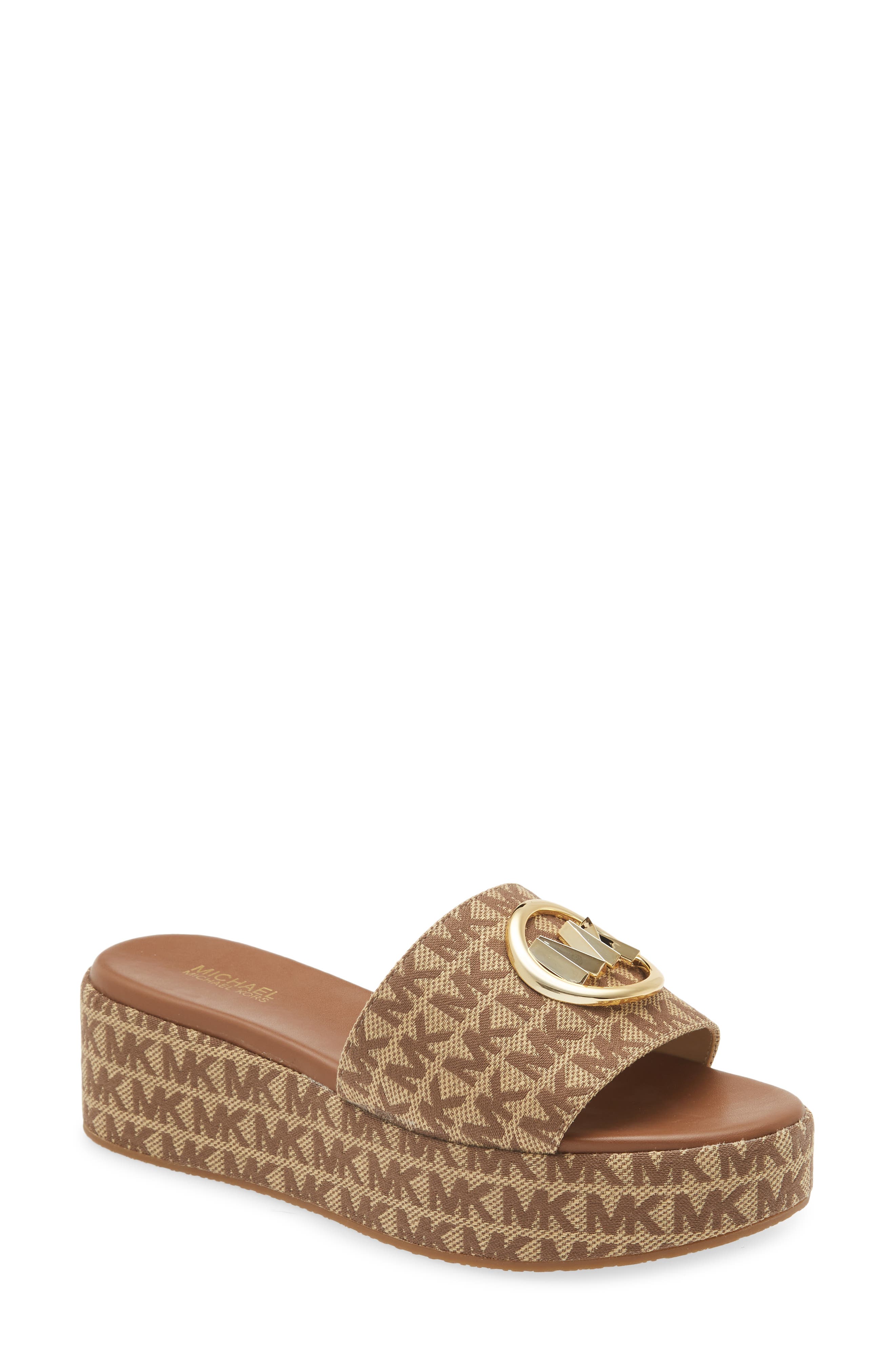MICHAEL Michael Kors Sadler Wedge Sandal, Main, color, 