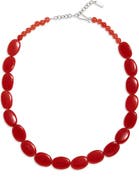 COMPLETEDWORKS Red Agate Necklace