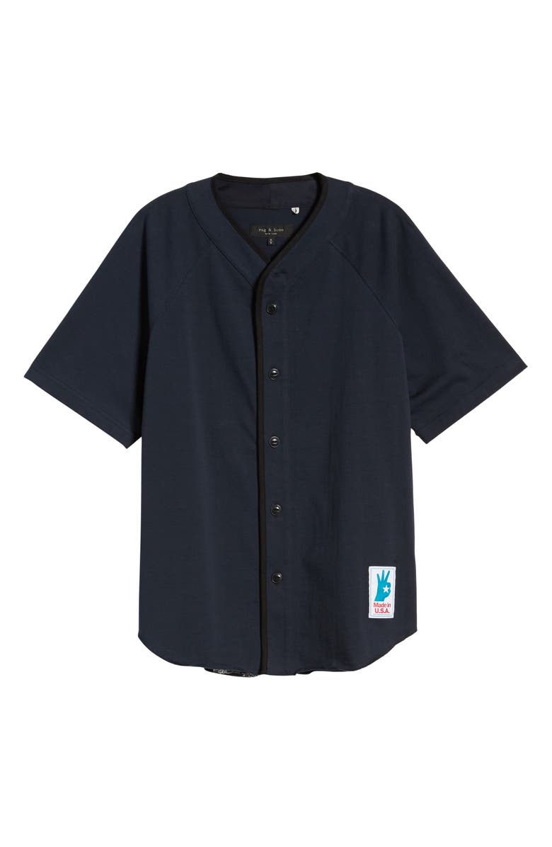 rag & bone Made in America Baseball Jersey, Alternate, color, 