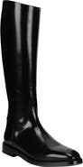 FERRAGAMO Fluid Leather Riding Boot