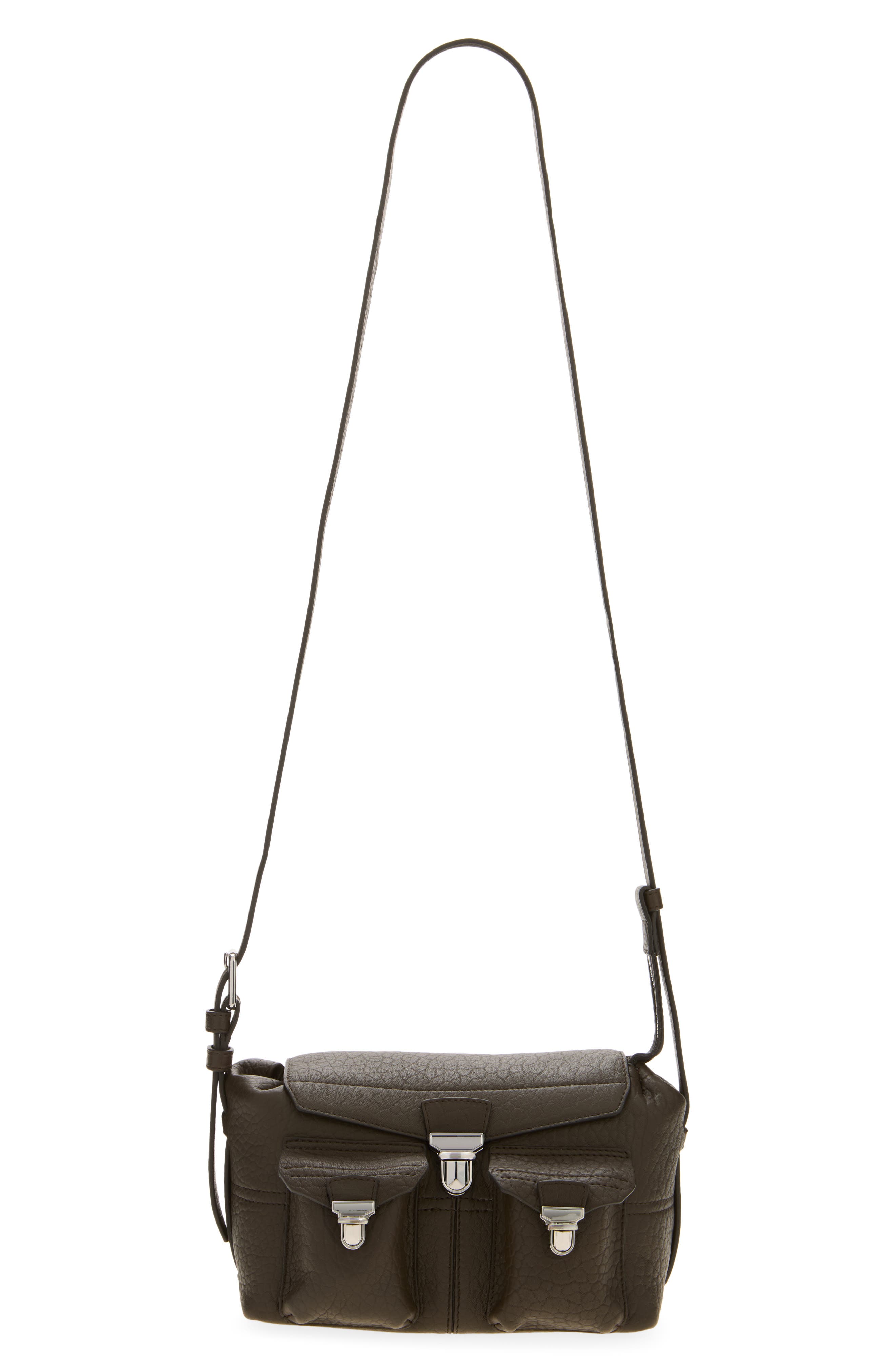 Mini Soft Gear Leather Shoulder Bag, Main, color, PEPE