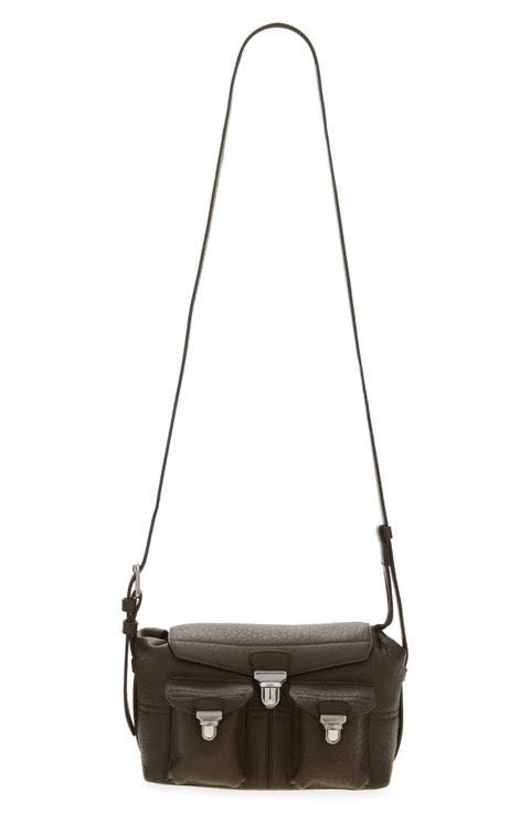 Mini Soft Gear Leather Shoulder Bag