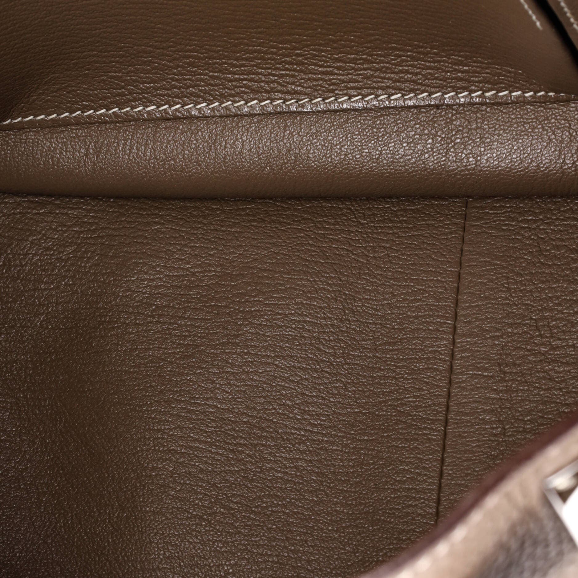 Pre-Owned Hermes Jypsiere Bag Clemence 34, Alternate, color, Etoupe