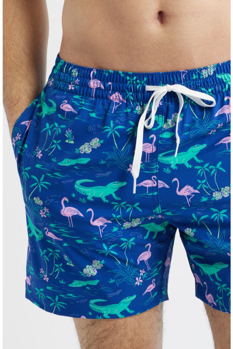 The Swamp & Circumstance 5.5-Inch Swim Trunks, Alternate, color, BRIGHT BLUE