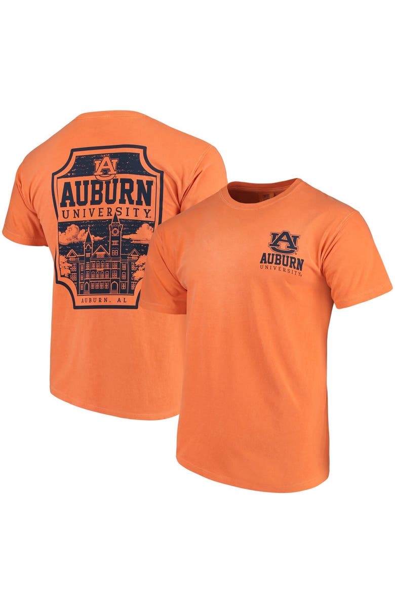IMAGE ONE Men's Orange Auburn Tigers Comfort Colors Campus Icon T-Shirt, Main, color,