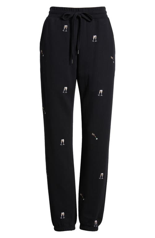 Rails Kingston Champagne Embroidery Cotton Joggers