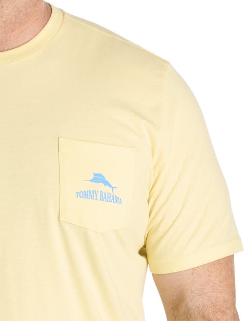 Tommy Bahama Big & Tall Nice Serve Pocket T-shirt In Light