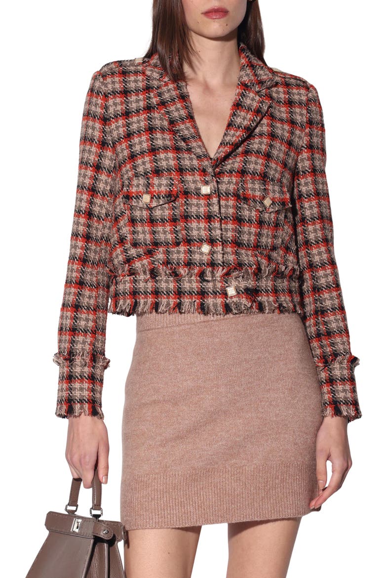 Rochelle Plaid Jacket, Main, color, WELSH TWEED