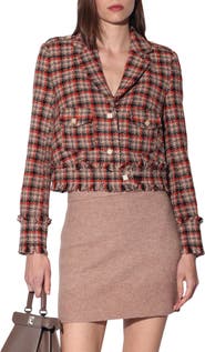 Walter Baker Rochelle Plaid Jacket