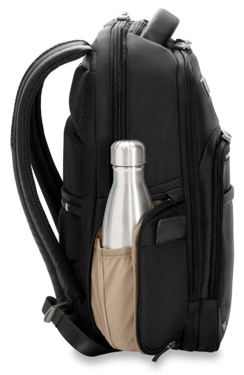 Briggs & Riley Medium Work Backpack In Black