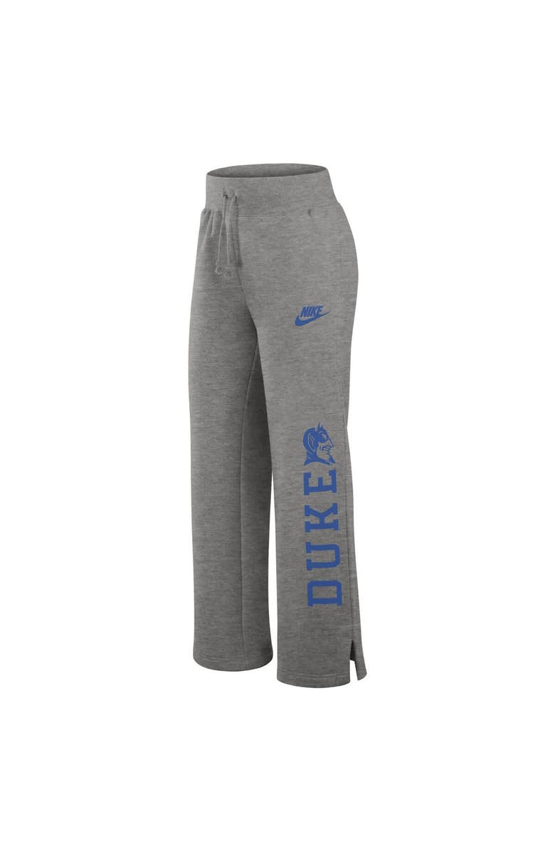 Nike Women's Nike Heather Gray Duke Blue Devils Legacy One Line Phoenix Fleece Sweatpants, Alternate, color, 