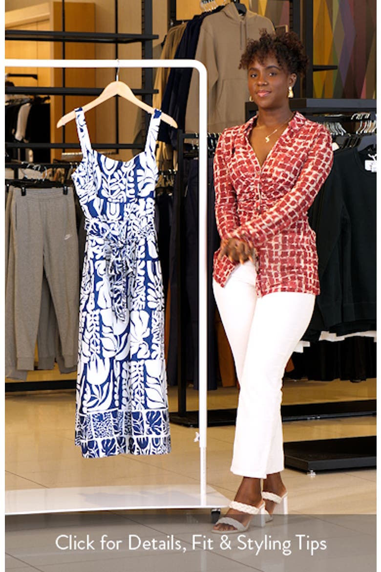 Mixed Print Dress video