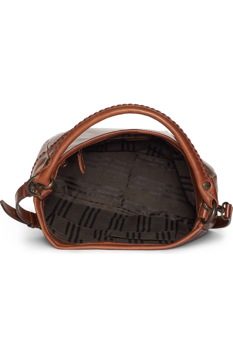 Frye Melissa Whipstitch Leather Hobo, Alternate, color, Cognac