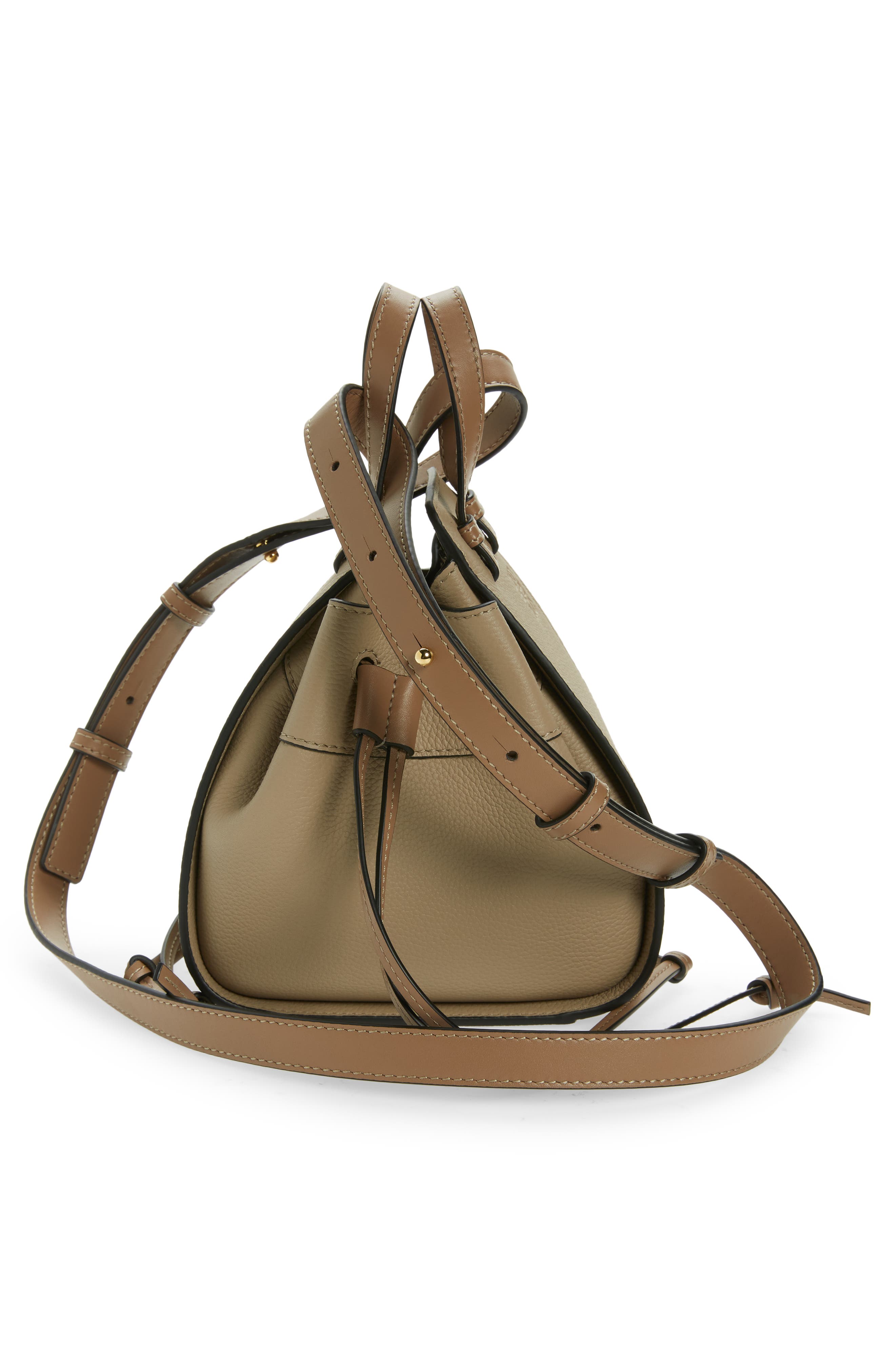 Loewe Mini Hammock Calfskin Leather Hobo Bag, Alternate, color, 