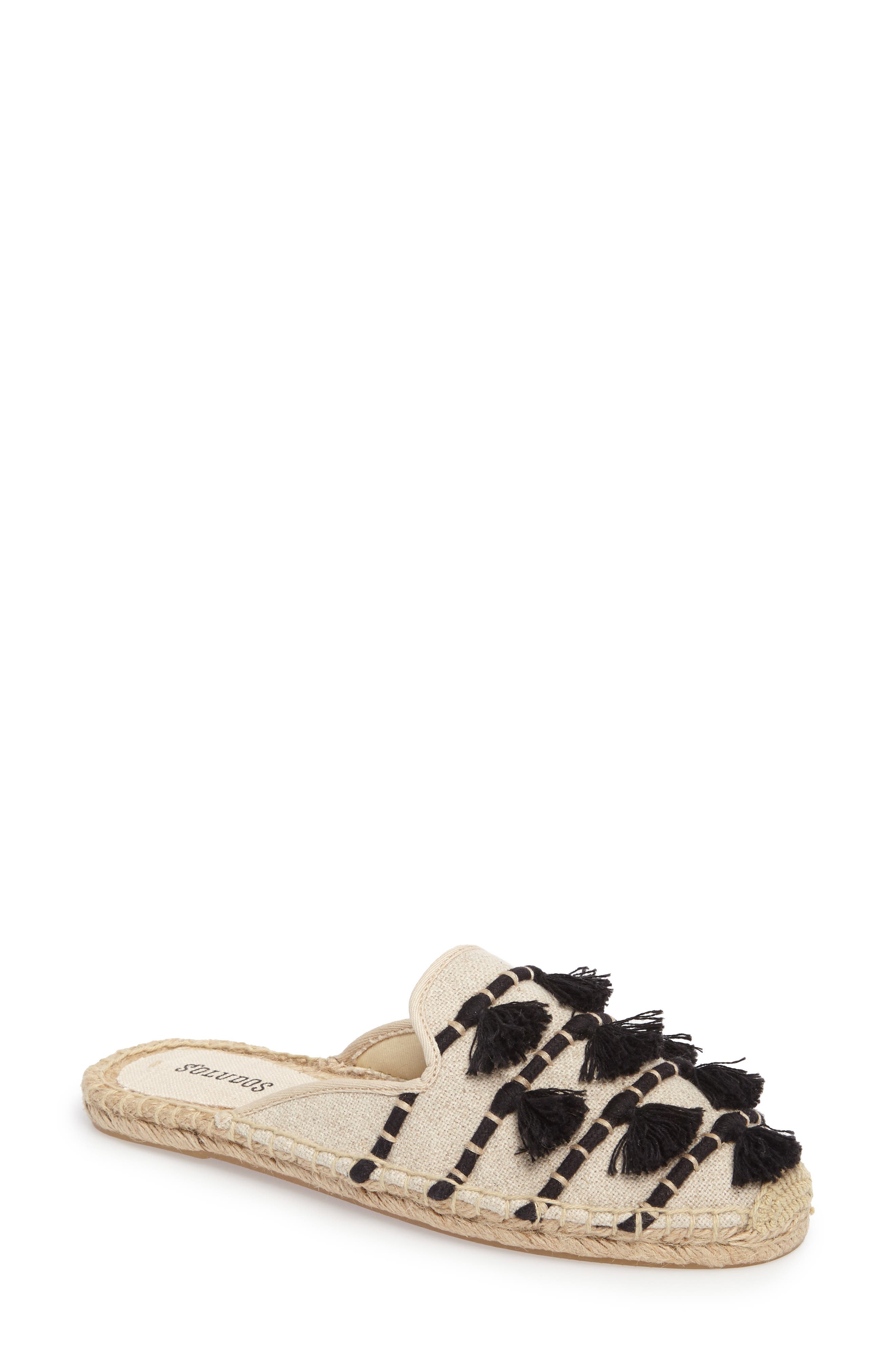 Soludos Tassel Espadrille Mule, Main, color, 