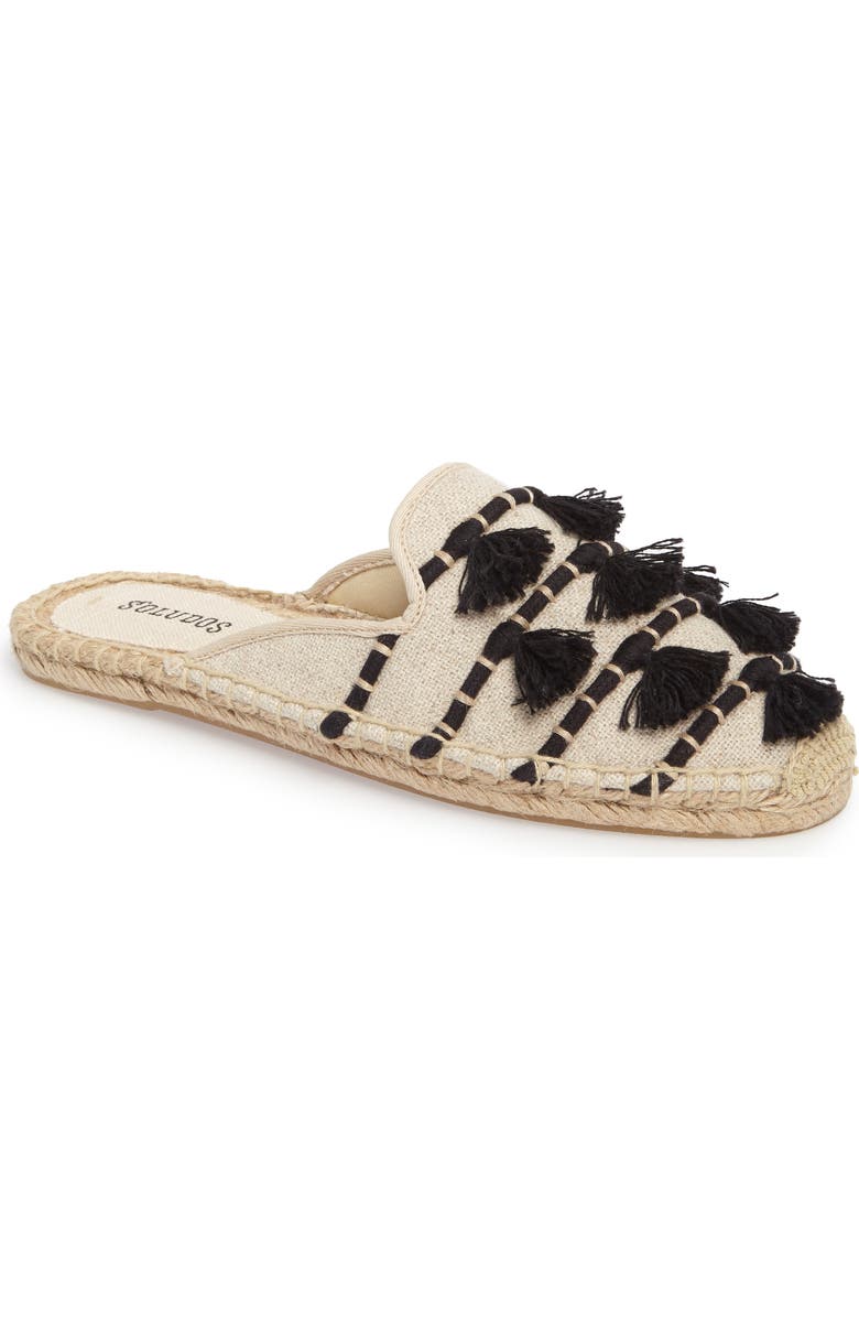 Soludos Tassel Espadrille Mule, Main, color,