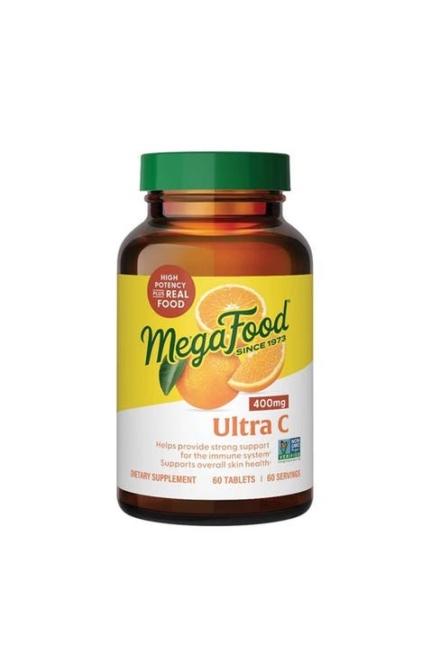 Ultra C 400 mg, Vegan Vitamin C Immune Support Supplement, 60 Tablets