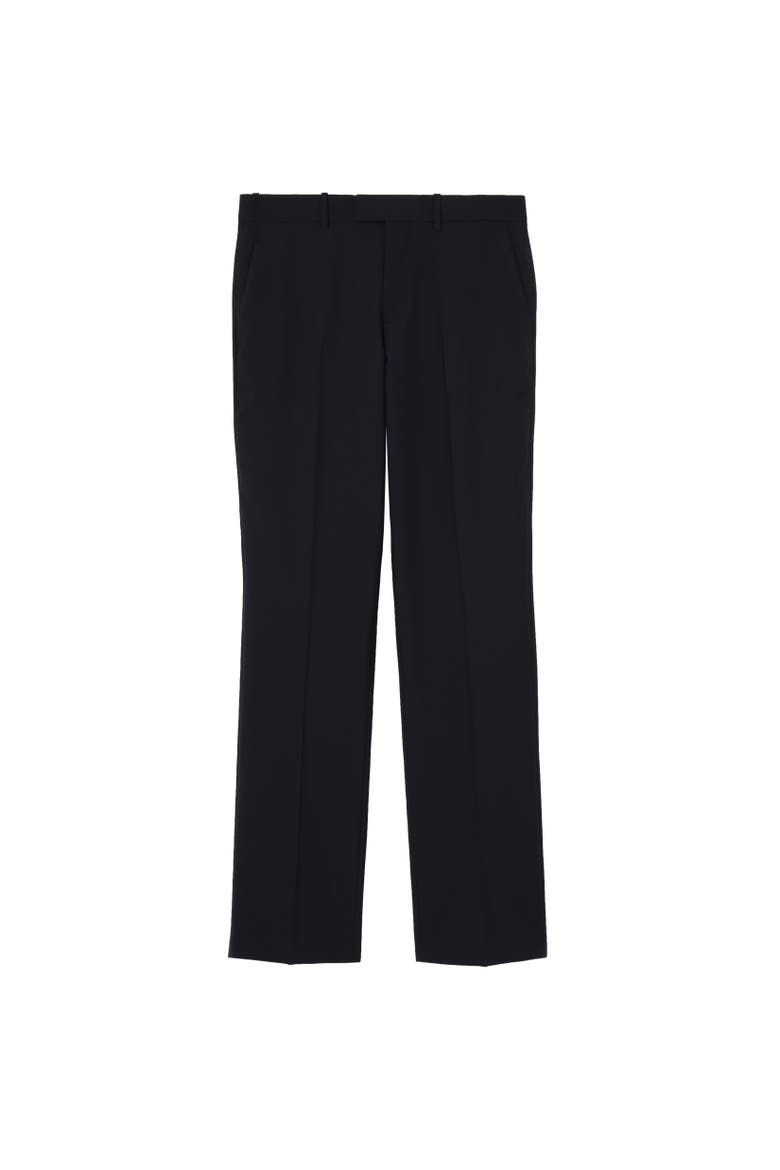 Wool Sloane Tailored Trousers, Alternate, color, Navy