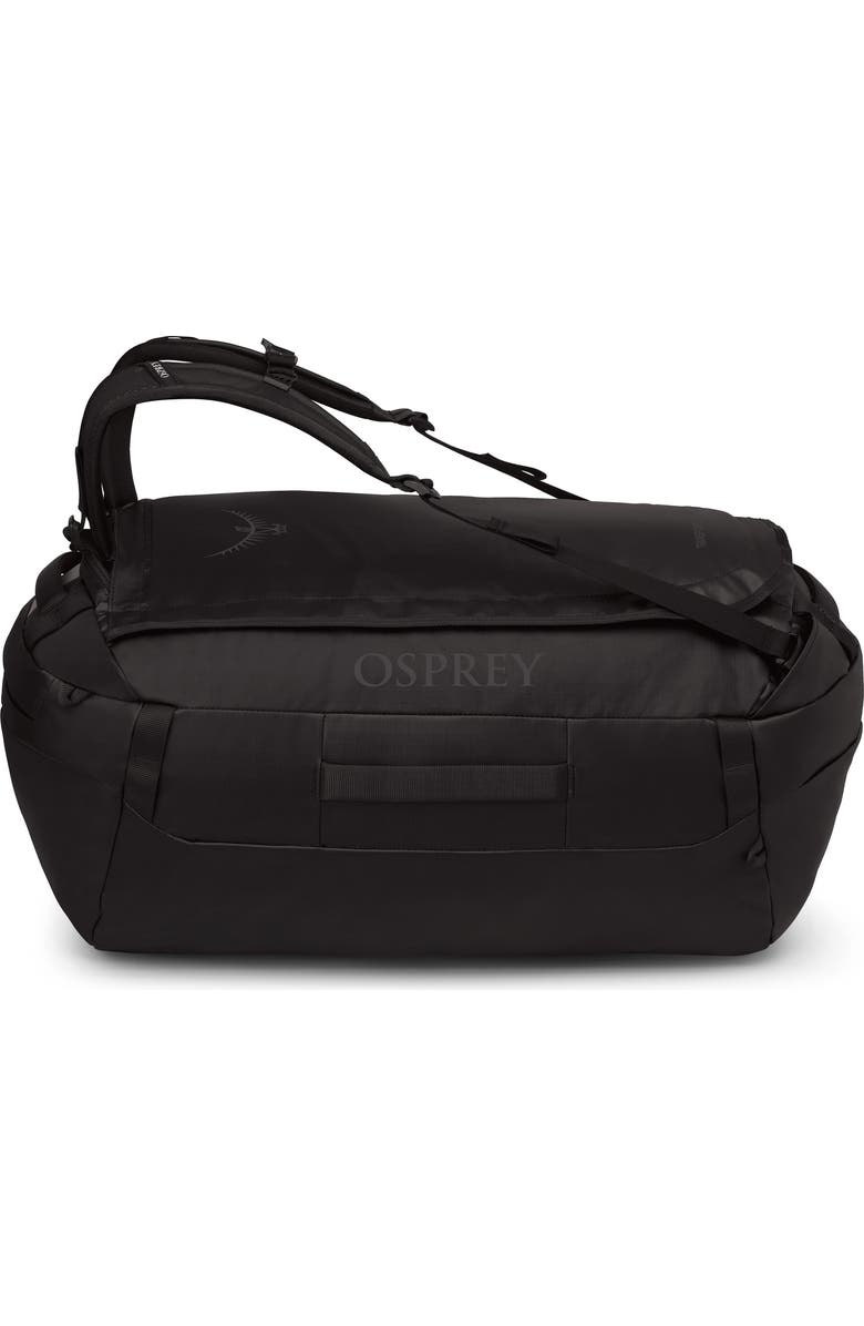 Osprey Transporter 65-Liter Duffle Luggage, Main, color, Raven Black/Black