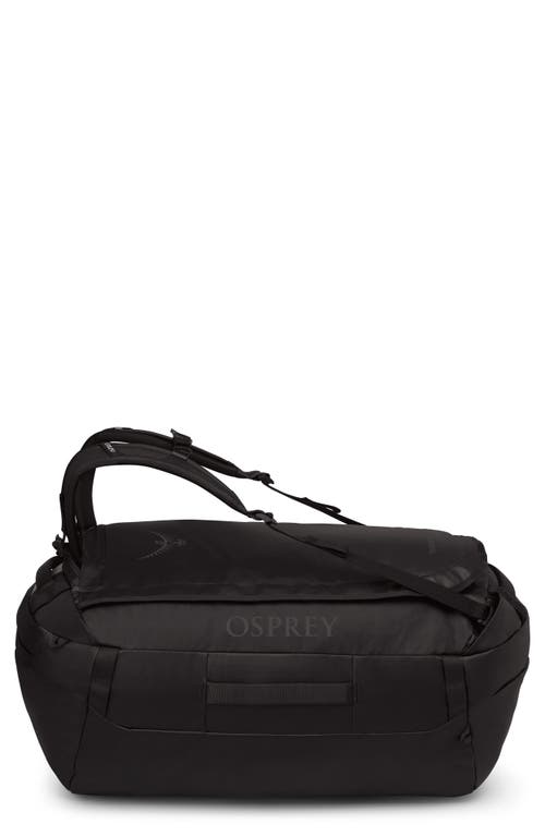 Osprey Transporter 65-liter Duffle Luggage In Raven Black/black