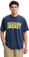 Cotton On Men's Box Fit Premium Music T-Shirt