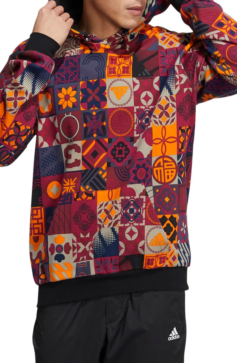 adidas Chinese New Year Hoodie, Main, color, 