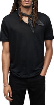 John Varvatos Wooster Slim Fit Linen T-Shirt