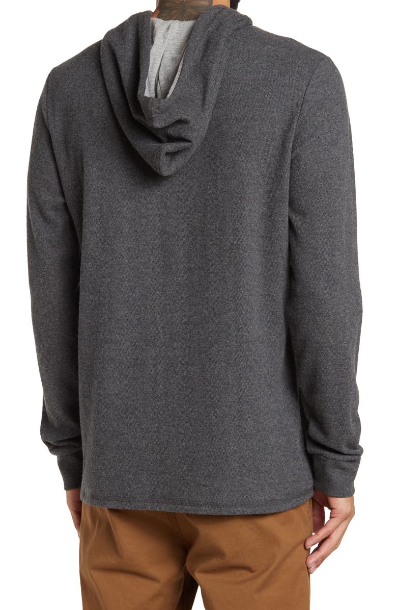 FLAG AND ANTHEM 1/4 Zip Knit Hoodie, Alternate, color, 