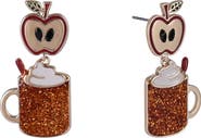 Hallmark Apple Cider Mug Earrings
