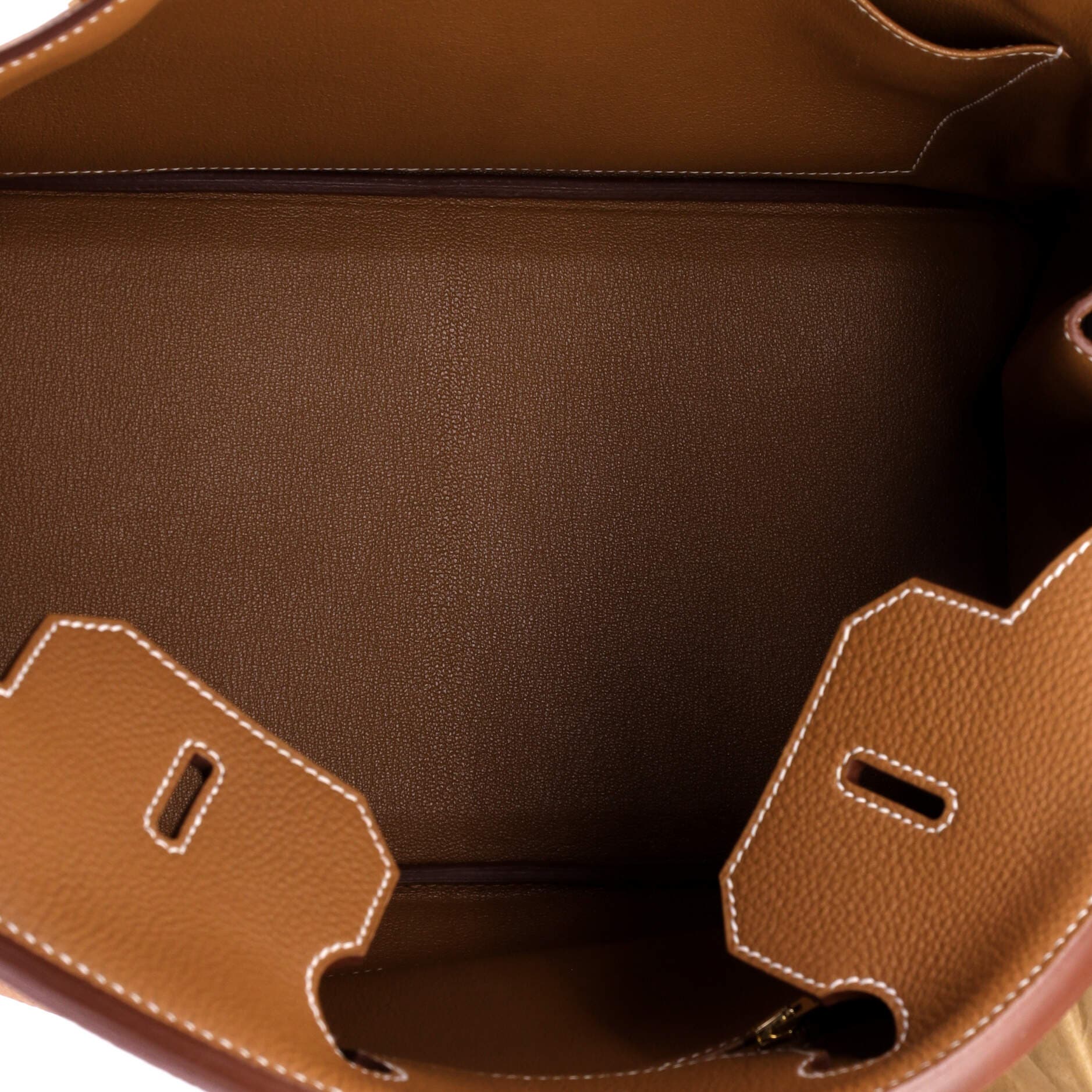 Pre-Owned Hermes Birkin Handbag Brown Togo with Gold Hardware 35, Alternate, color, Gold