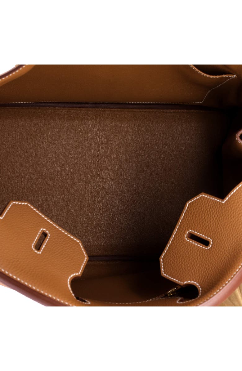 Pre-Owned Hermes Birkin Handbag Brown Togo with Gold Hardware 35, Alternate, color, Gold