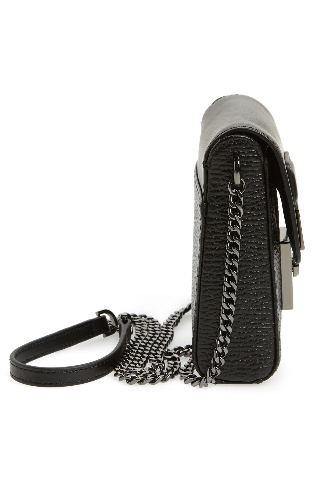 Ted Baker London 'Small Luggage Lock - Maj' Leather Crossbody Bag, Alternate, color, 