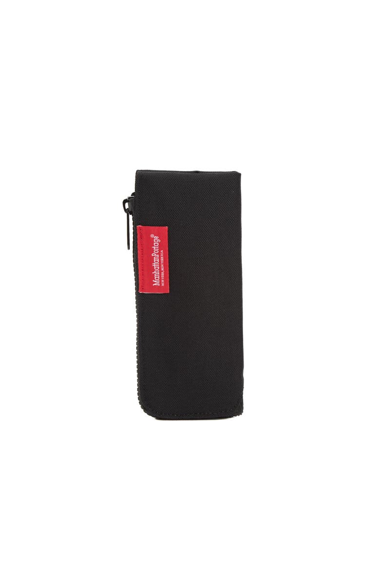 Halfzip Pen Case, Main, color, Black