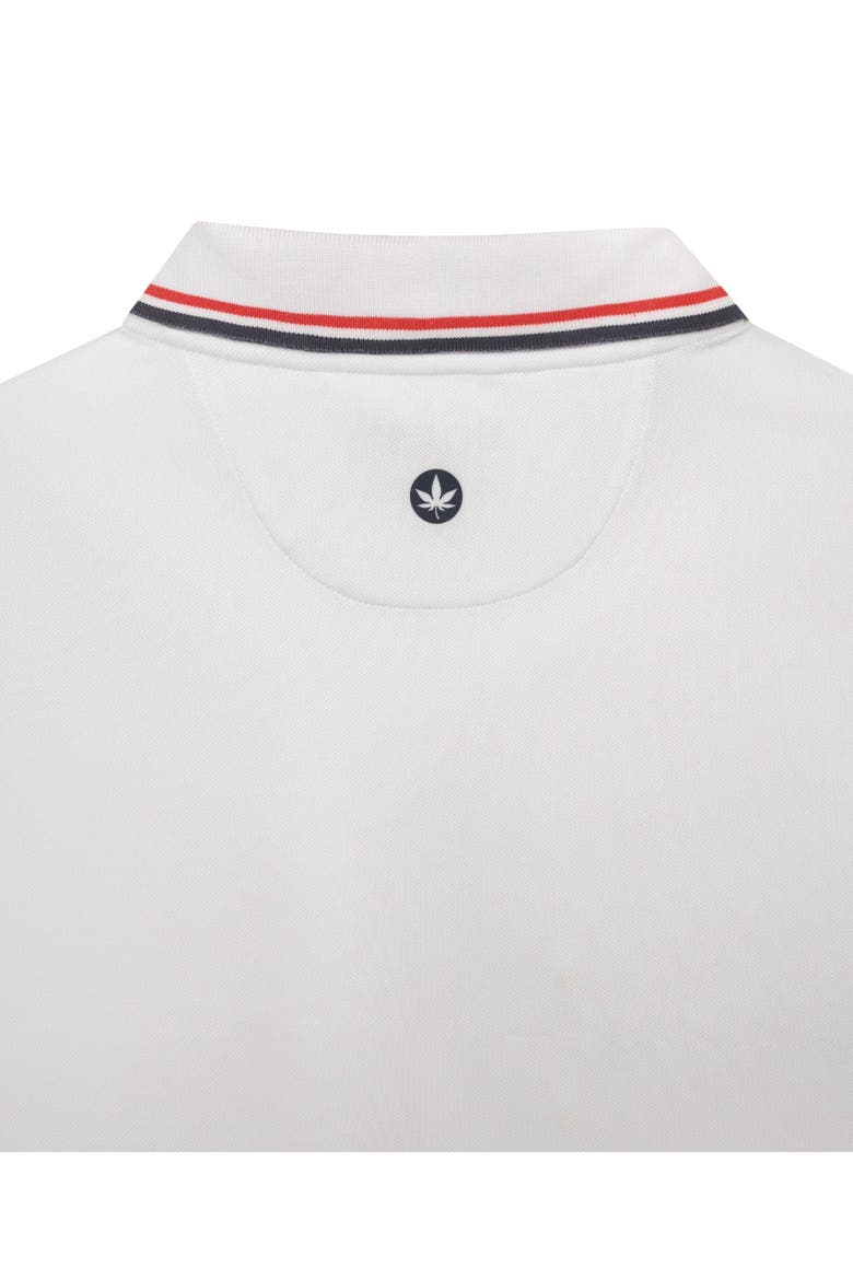 Tipped Match Polo 2.0, Alternate, color, White Red Navy