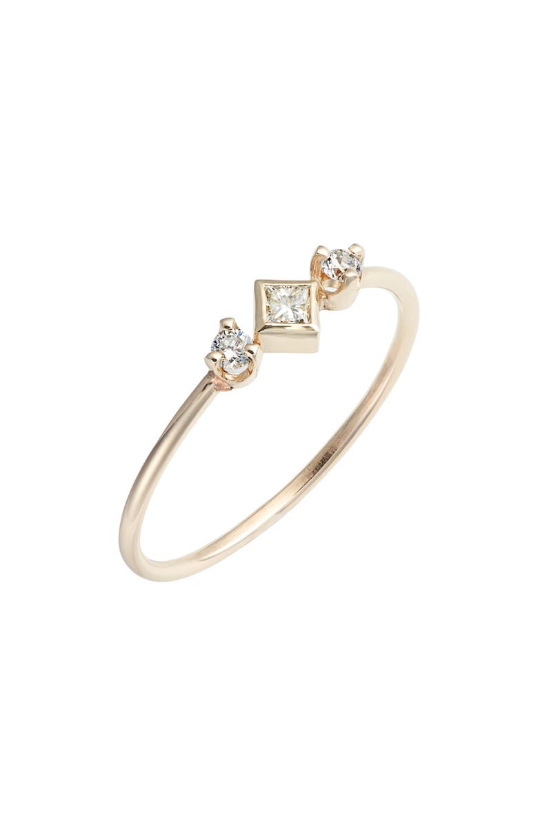 Zoë Chicco Diamond Bezel Ring, Main, color, 
