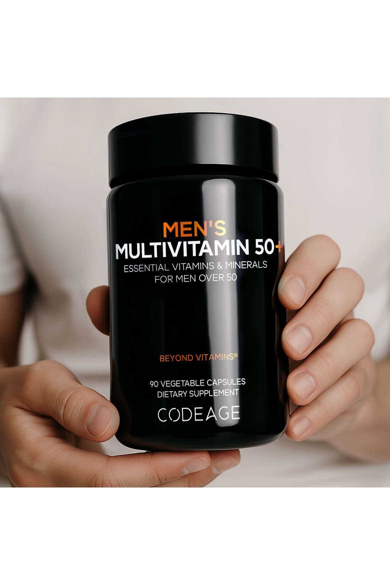 Men's Multivitamin 50+, Essential Minerals for Men Over 50, Alternate, color, Black