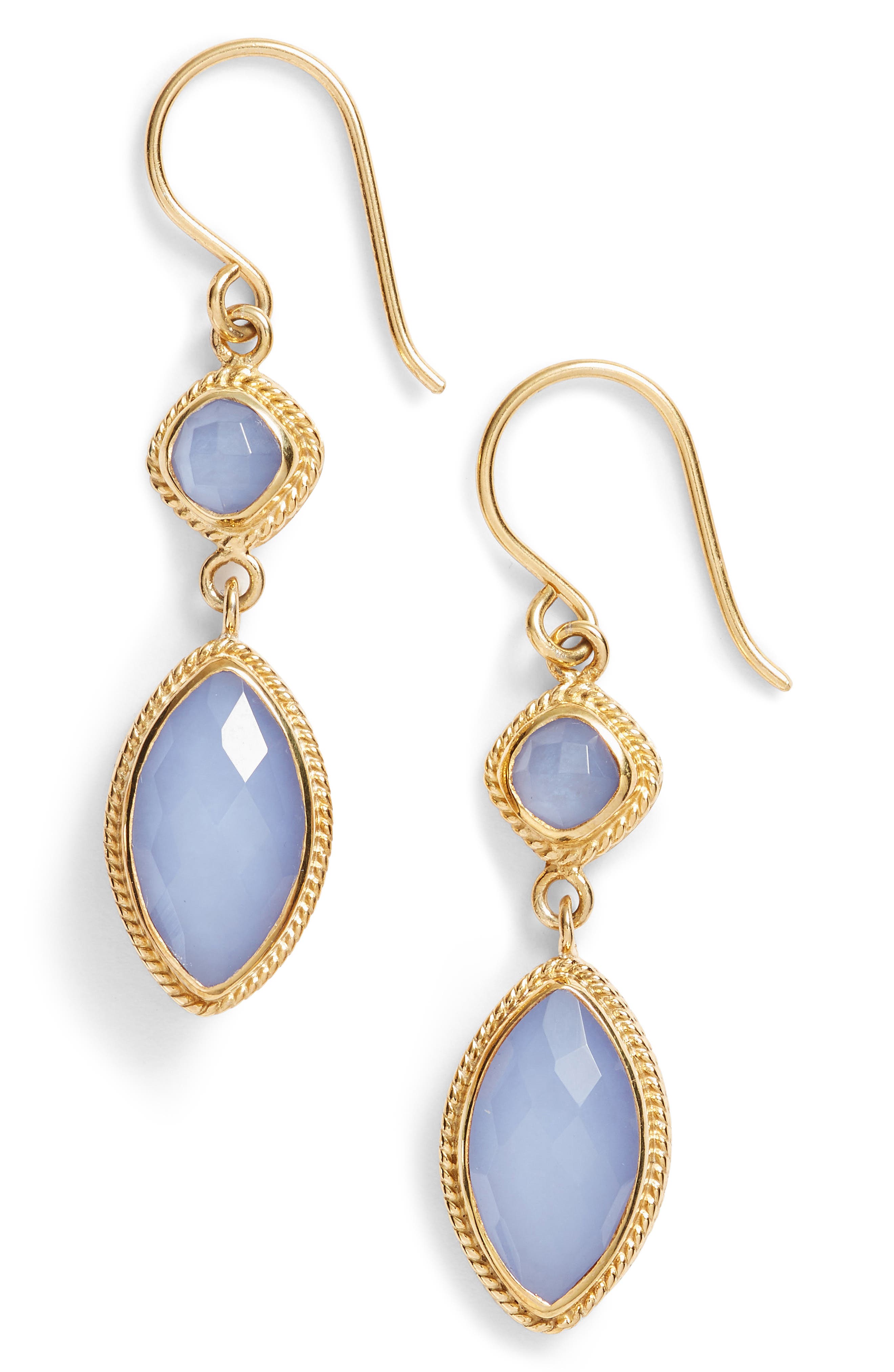 Anna Beck Double Drop Semiprecious Stone Earrings (Women) | Nordstrom