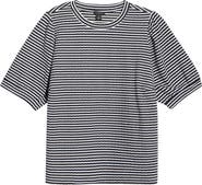 Halogen® Stripe Puff Sleeve T-Shirt