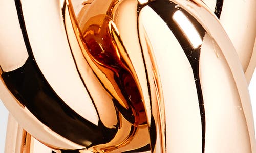 Rabanne Link Hoop Earrings In Gold